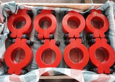 Red Wellhead Fits No.5 Hub Clamp Connector for Safety Connection